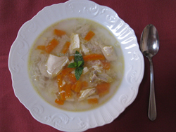 Hühnerbrühe - Canja